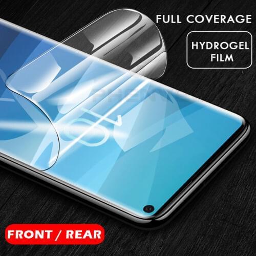 Gel 3D Protective film for samsung galaxy s10 s10e s10 plus Glossy Screen protector for Samsung S10 0.1MM Rear hydrogel film