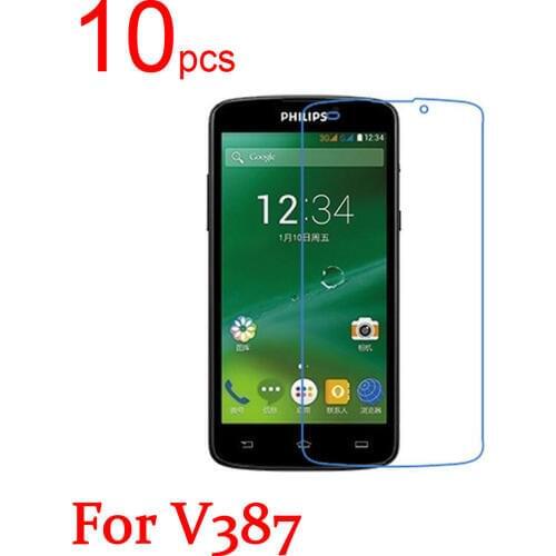 10pcs Ultra Clear/Matte/Nano anti-Explosion LCD Screen Protector Film Cover For Philips V387 V526 V787 Xenium V377 Protective