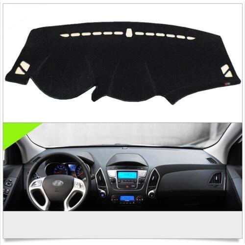 Interior Dashboard Carpet Photophobism Protective Pad Mat For Hyundai Ix35 2010-2015