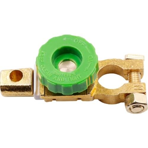 1 Pc Car Battery Switch Battery Terminal Link Switch Quick Cut-off Disconnect Protector RV Car Battery Power-off Switch