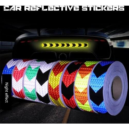 5x300CM Car Reflective Tape Decor Decals Car Warning Safety Reflectante Tape Film Car Reflector Sticker Car Accessories Exterior