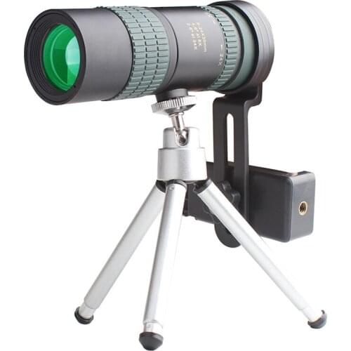 8-24X30 Zoom Monocular Telescope for Smartphone Long Range Powerful Foldable Telephoto Compact for Travelling /Camping