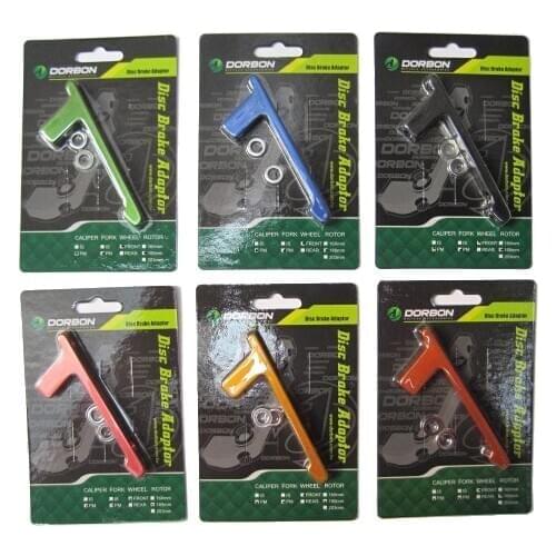 Bike bicycle disc brake rotor adapter adaptor PM-PM for 7" 180mm or 8" 203mm rotor front or rear bike parts colorful