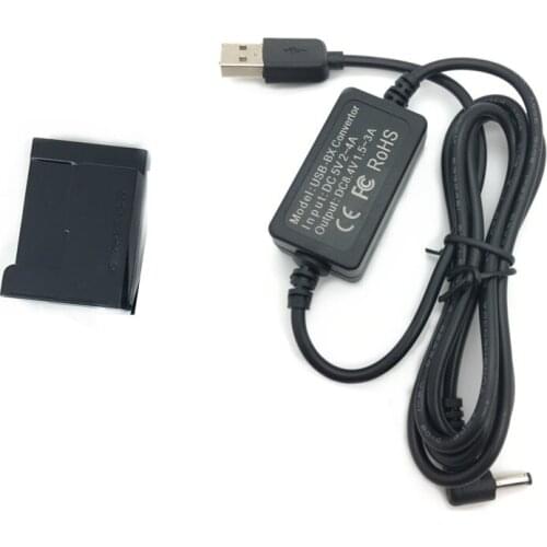 DR-50 Dummy Battery + USB Adapter Charging Cable for Canon PowerShot G10 G11 G12 SX30 IS Cam Power Bank as NB-7L NB7L DR50
