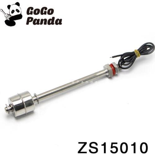 Free Shipping ZS15010 M10*150mm Tank Liquid Water Level Sensor Stainless Steel Float Switch Normal Close Type Wire Line:30cm NC