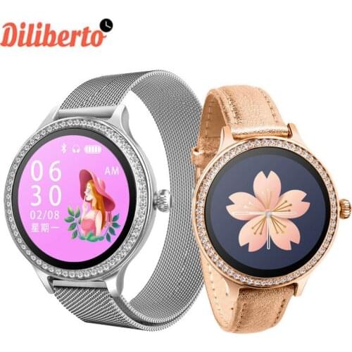 Diliberto M8 Women Smart Watch IP68 Waterproof Lady Smart Band Heart Rate Monitor Fitness Tracker Bracelet Smartwatch