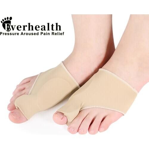 Everhealth 3Pair Bunion Corrector Gel Pad Stretch Nylon Hallux Valgus Protector Guard Toe Separator Orthopedic Protector New Hot