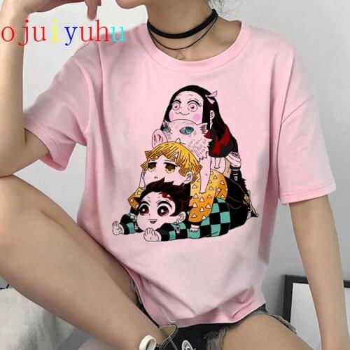 Demon Slayer Japanese Anime T Shirt Men Kimetsu No Yaiba Funny Cartoon T-shirt Unisex Tshirt Hip Hop Top Tees Male