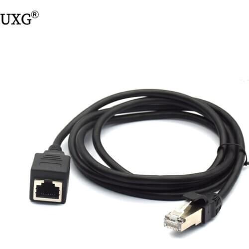 Male To Female RJ45 Ethernet Internet Network LAN RJ45 Extension Cord Cable For Laptop PC ADSL Modem Router RJ45 Shielded Cable
