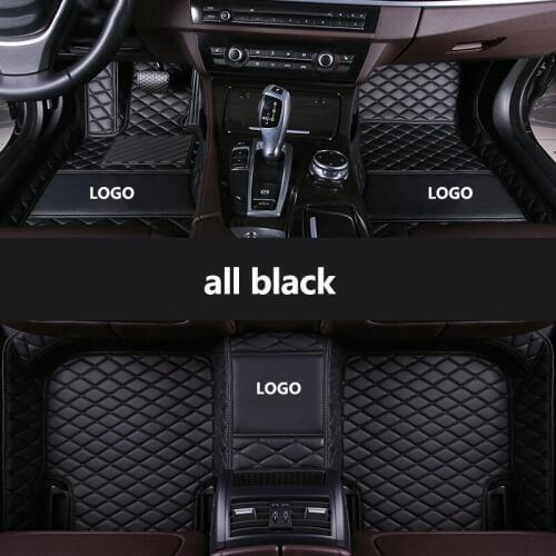 Kalaisike Custom LOGO car floor mats for Peugeot All Model 4008 RCZ 308 508 206 307 207 301 3008 2008 408 5008 607 auto styling