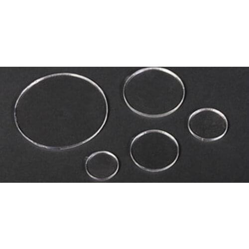 3mm Clear Quality Acrylic Circle Earrings Plexiglass Discs Beads Round Perspex For Keychains Jewelry DIY Craft