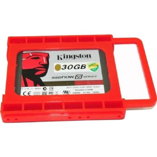 New 2.5 Inch To 3.5 Inch SSD HDD Plastics Red Hard Disk Drive Mounting Kit Adapter Bracket Dock For Desktop PC Notebook In Stock