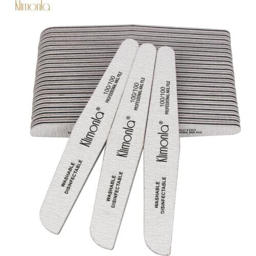 50Pcs/lot Professional Nail Files Nail Art Sanding Files 100 grit Buffing Manicure Tools Set nagel vijlen Nail Buffer diagnostic