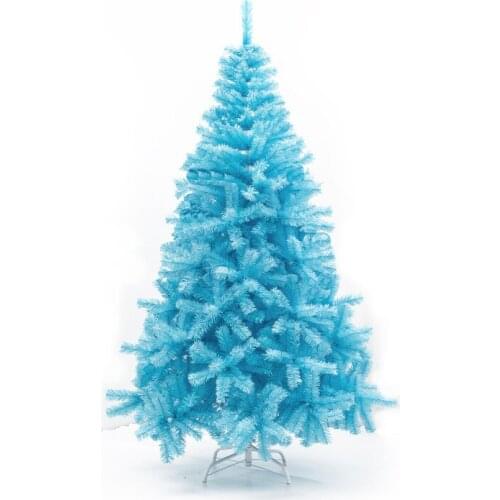 New Blue Christmas Tree Package Encrypted Luminous Decoration Set Hotel Shopping Mall Household 1.5/1.8 Scene Layout Plants