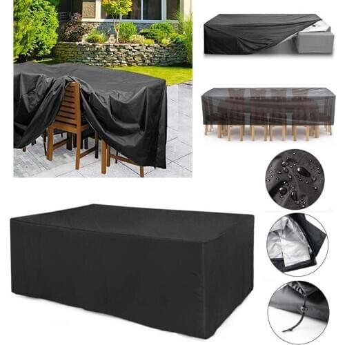 Outdoor Furniture Dustproof Dust Cover For Rattan Table Chair Sofa Waterproof Oxford Cloth Rain Garden Patio Protective Cover