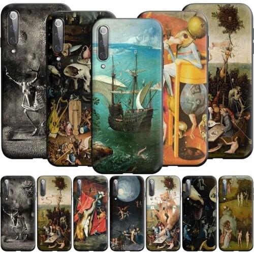 Hieronymus Bosch Silicone Case for Xiaomi Poco X3 M3 F3 Mi 11i 11 10T 10 F2 Note Pro NFC GT Ultra 9T A3