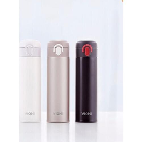 VIOMI Thermos Stainless Steel cup Flask Water Bottle Cup 24 Hours Thermos 300ML Single Hand ON/Close