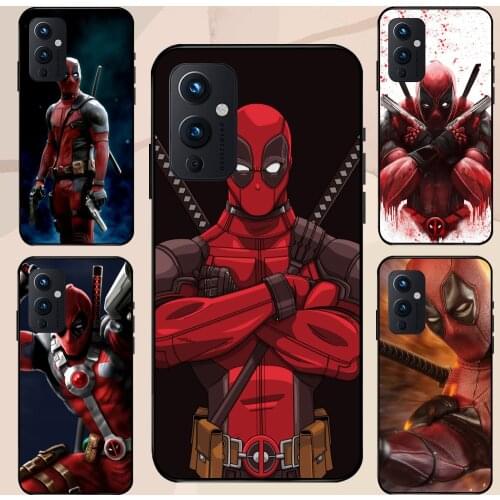 High Quality Phone Mobile Case for One Plus 9Pro 9R 7T PRO 5T 6 5 Beautiful Deadpool Phone Cover