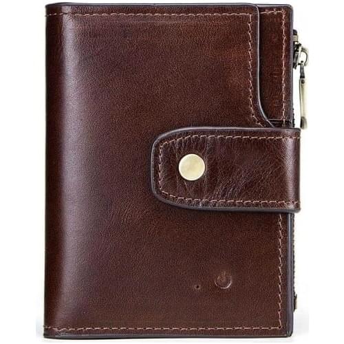High Quality High-end Mens Wallet RFID Leather Smart Bluetooth Anti-lost Anti-theft Multi-function Coin Purse Mobile Phone Bag