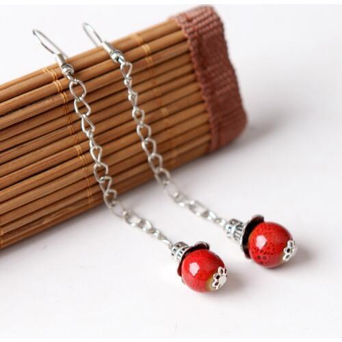 Этнические серьги Wj.yao China At AliExpress