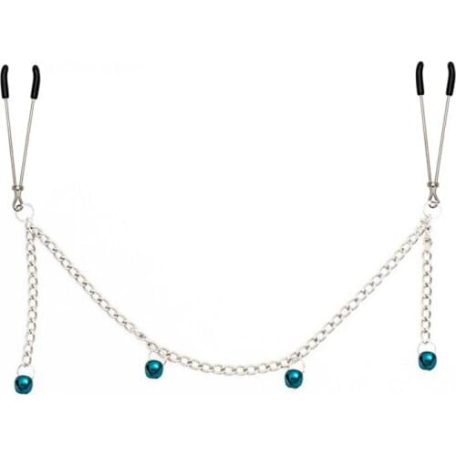 Nipple Clamps Erotic Breast Sex Toys for Couples Flirting Metal Clips Stimulator Adult Games