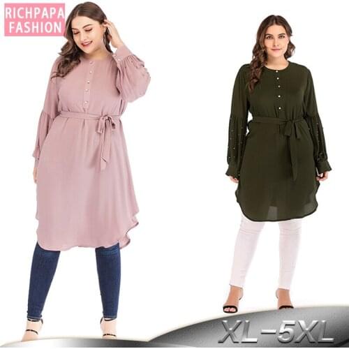 Plus Size 5XL Spring Chiffon Shirt Blouse Womens Tops And Blouses Blusas Mujer De Moda 2019 Camisa Feminina Clothes Kimono Mujer