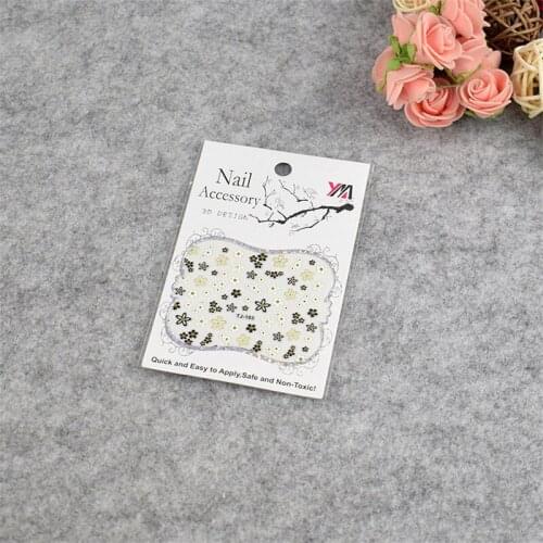 Female Manicure Nail Stickers Nail Decoration Stickers Hot Golden Hollow Nail Stickers Ultra-Thin Waterproof Nail Stickers