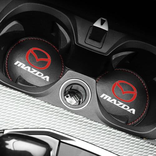 1pcs Car Cup Holder Coaster Non slip Pad Mat Interior Accessories For Mazda 3 5 6 323 626 RX8 7 MX3 MX5 CX5 Atenza Axela Gadgets