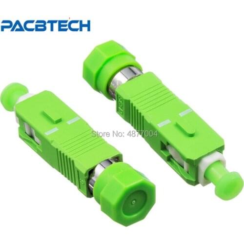 10pcs/lots SC male to FC female hybrid Fiber optic adapter hybrid Fiber connector SC-FC fiber adapter