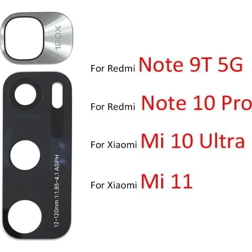 2pcs/lot, Rear Back Camera Glass Lens Cover For Xiaomi Mi11 Mi 9 Lite Mi9 Se Mi Pocophone F1 X2 F2 Pro With Adhesive Sticker