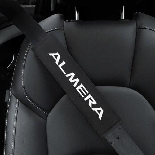 2pcs Cotton flannel Case For Nissan Almera G15 N16 Car-Styling Badge Accessories