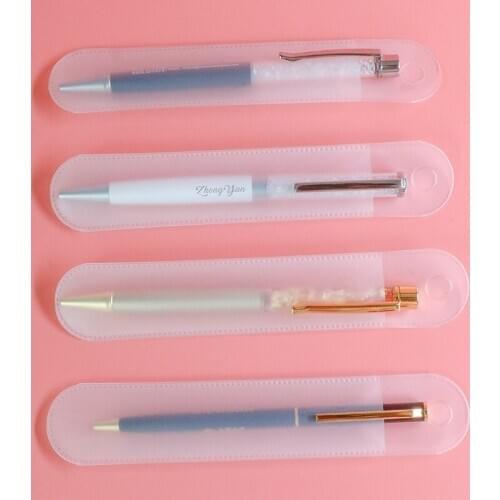 20pcs Single Pencil Bag Pen Pouch Holder Pen Case For Rollerball/ Fountain Pen/ Ballpoint Pen