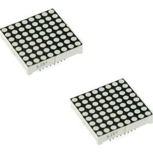 5 pcs 8x8 8*8 Mini Dot Matrix LED Display Red Common Anode Digital Tube 16-pin 20mmx20mm 1.9mm DIY Electronic Kit For Arduino