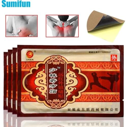 64Pcs Pain Relief Orthopedic Plaster Pain Relief Patch Medicine Medicated Plaster Back Pain Muscle Rheumatic Arthritis Relieving