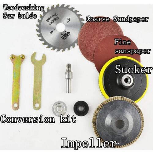 Aangle Grinding Tool Drill Grinding to Angle Grinder Drill Woodworking Kit Connecting Rod Connected Converter to Cutter