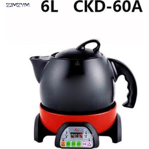 6L large capacity split ceramic Material pots Decoction pot health automatic Electricity medicine soup pot CKD-60A