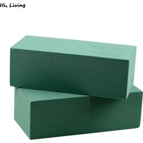Floral Foam Block Flower Styrofoam Bricks Wedding Flower Holder Artificial Handle Bridal Foam Roses Foam Flowers Home Decoration