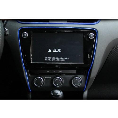 5m/lot for Skoda Octavia 2015-2018 Octavia wagon 2017-2018 Central control Door plank Dashboard Gap decorative line