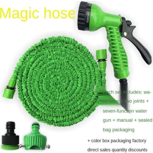 Household Telescopic Water Pipe Multifunctional Car High Pressure Washing Water Gun Garden Watering Drip Watering Karcher