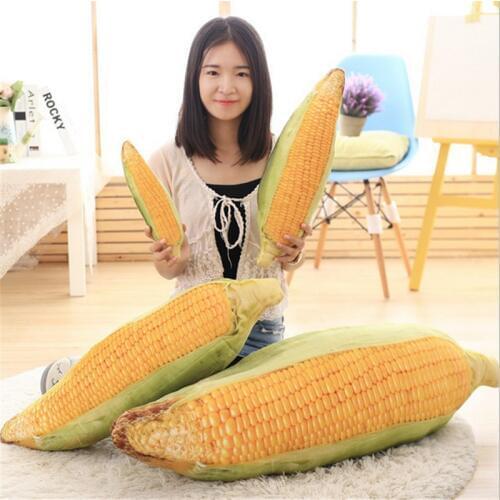 Fancytrader Giant Simulated Corn Pillow Stuffed Soft Plush Vegetable Big Maize Room Decoration Toy 100cm
