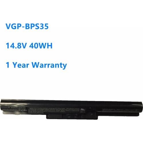 VGP-BPS35 New Laptop Battery for SONY BPS35 F14316SCW F15217SCB VGP-BPS35A 14.8V 40WH/2670MAH