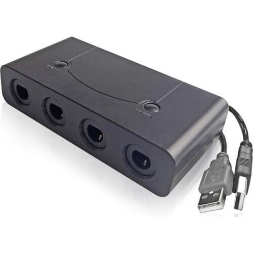 4 ports Player for Game Cube Controller Adapter for Wii-U for switch NS or PC Handle Combined Converter Adapter