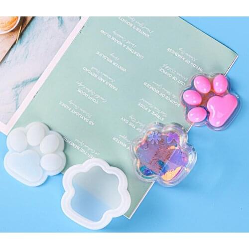 Aouke Cats Claw Storage Box Silicone Mold Epoxy Resin DIY Storage Box Ornaments Jewelry Decoration Storage Box Silicone Mold