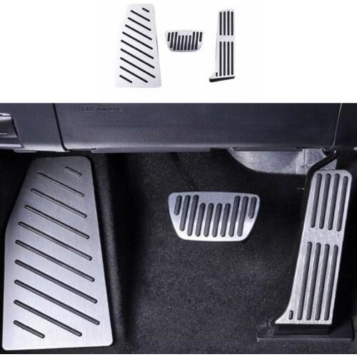 Pedal Cover For Toyota RAV4 RAV-4 2019 2020 AT Automatic Accelerator Brake Fuel Pedal Cover Car Accesories