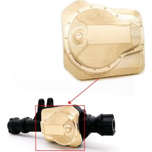 Brass Counterweight Diff Cover Fit for -4 1/10 Scale RC Car Parts
