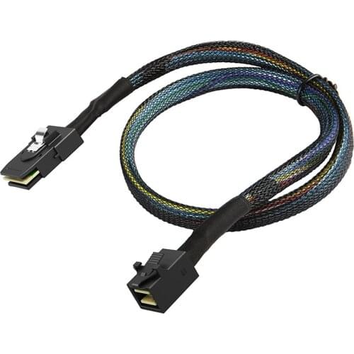 Hot Internal Mini SAS HD Cable, 3.3FT Mini SAS SFF-8643 to Mini SAS 36Pin SFF-8087 Cable, Mini SAS 36Pin to SFF-8643 Cable