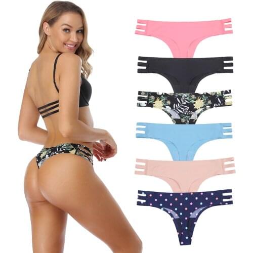 Fashion Lingerie Women Soft Cotton Underwear Shapewear High Waist Shaping Briefs Pure Color Thong Panty Tummy Control Panties