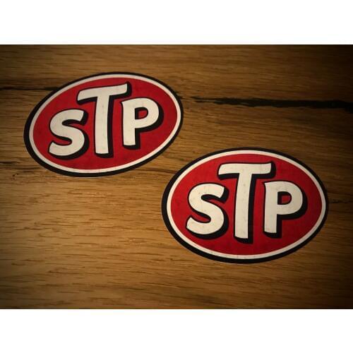 STP Sticker Oil Vintage Retro Look Old School Rally Offroad # 091