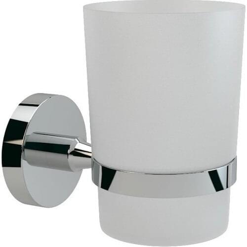 Bay Solid Brass Wall Mounted Tooth Brush Holder Chrome