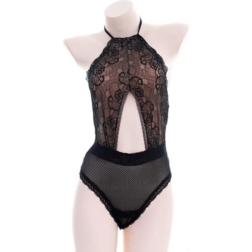 Hanging around the neck suspender pajama suit Japanese girl underwear sexy maid outfit